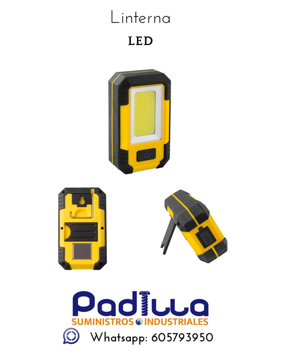 padillacampillo's tweet image. 🔦 ¡Potencia y versatilidad en tu mano!
Con la Linterna LED COB KORPASS 3W tendrás luz donde la necesites y mucho más. 💡✨

📱  Consultas o pedidos: 605 79 39 50
.
#Ferreteria #Campillos #LinternaLED #PowerBank #Korpass #LuzDondeLaNecesites