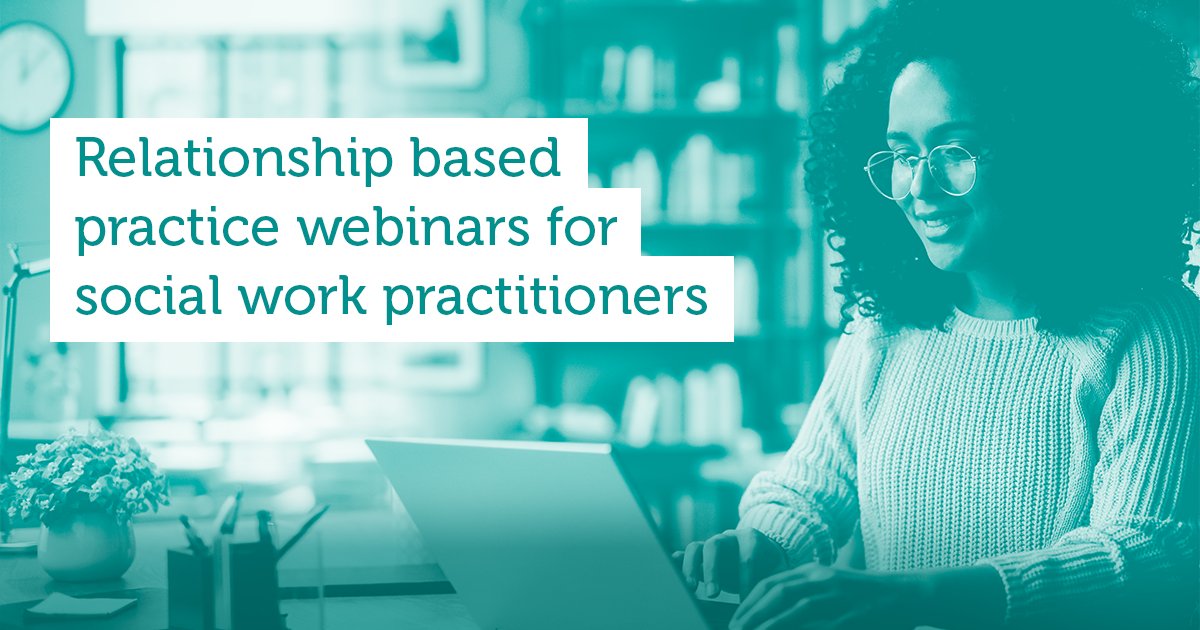 Join us at one of our interactive webinars to look at findings from research, listen to and learn from other social work practitioners and engage with current evidence and teaching. 

Find out more and book your place➡️ ow.ly/mhse50VkEpx