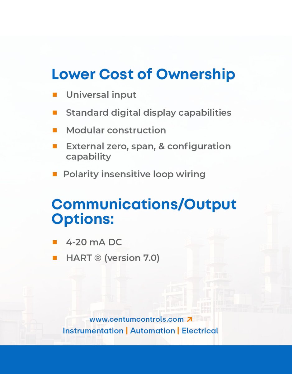 centumcontrols's tweet image. High-performance temp control! The #Honeywell SMARTLINE STT750 delivers top accuracy &amp;amp; stability for diverse #ProcessApplications. Modular design &amp;amp; low cost of ownership!

#TemperatureTransmitter #Instrumentation #FieldMounted #ControlSystems #Safety #Smartline #Reliable
