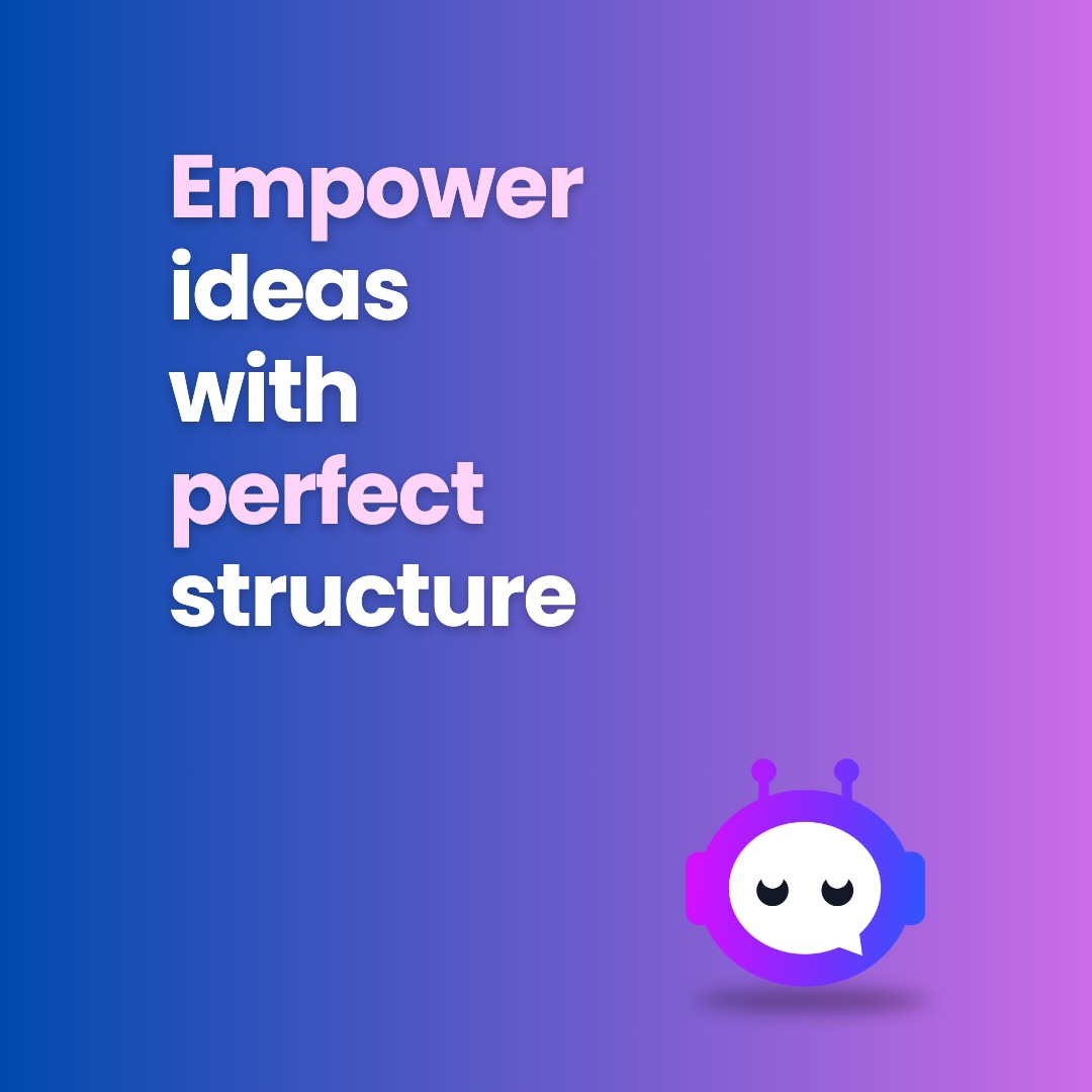 Make Your Ideas Strong with Good Structure! 📝💡

Good ideas need a strong setup. Whether you're writing an essay, report, or story, using the right structure helps people understand you better.

#essay #essaywriter #essayhelp #writingtool #perfectessaywriterai