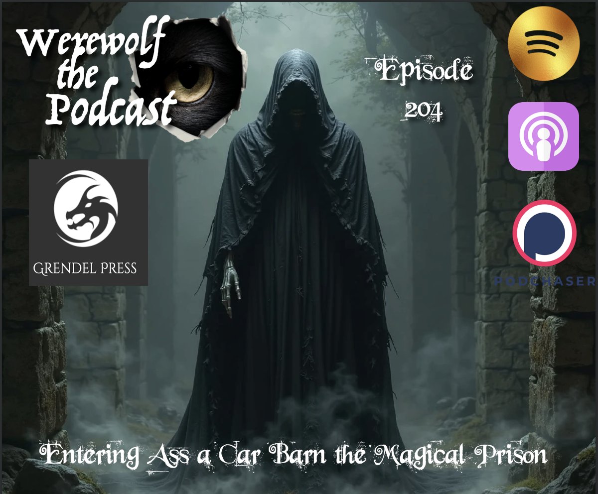 The latest episode of the cult podcast is out. The crew meet in the magical jail Ass a Car Barn. 

#Werewolf #Podcast #Horror 

open.spotify.com/episode/7pwe4G…