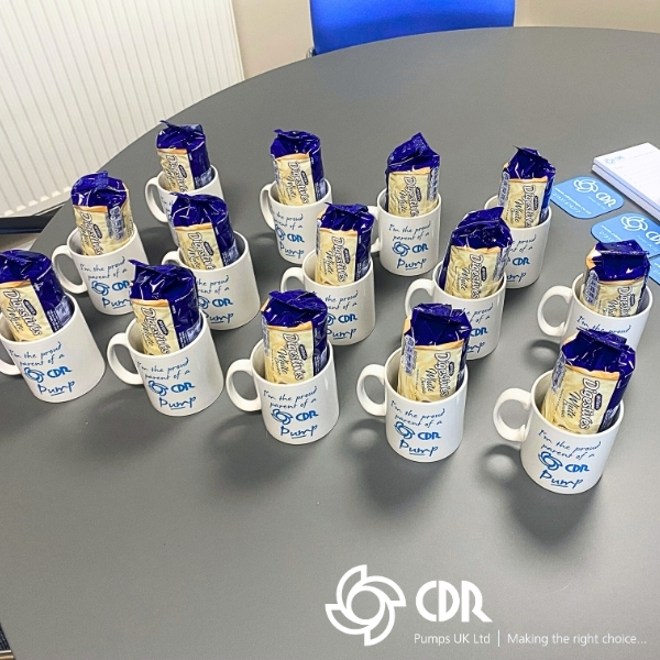 A nice batch of mugs and biscuits are winging their way to the latest proud parents of CDR pumps.

This is just one of the ways we like to say thank you to our customers.

#CustomerSatisfaction