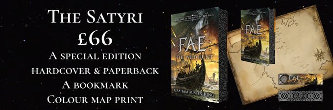 GrayAustin's tweet image. Want to see the next tier?
Tier Four:
THIS IS MY FAVOURITE TIER!!
This tier includes the special edition hardbac, the paperback, the custom bookmark AND a colour print of the new map.
Check out tier four here:
kickstarter.com/projects/riv...
#kickstarter #darkfantasy #fae