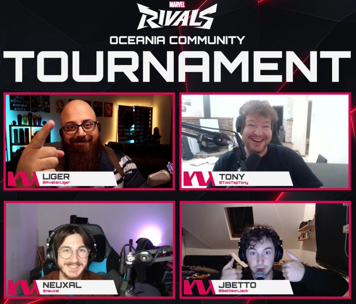 ⬇️ Liger (@avatarliger) on Twitter photo Live casting <a href="/MarvelRivals/">Marvel Rivals</a> tonight with the <a href="/ProductionNem/">Nemesis Productions</a> team!
Finally time to see Emma Frost on the big stage! 💎
🎙️ <a href="/TwoTapTony/">Tony</a> <a href="/neuxal/">Neuxal</a> <a href="/BettisonJack/">Jack Bettison</a> Live casting <a href="/MarvelRivals/">Marvel Rivals</a> tonight with the <a href="/ProductionNem/">Nemesis Productions</a> team!
Finally time to see Emma Frost on the big stage! 💎
🎙️ <a href="/TwoTapTony/">Tony</a> <a href="/neuxal/">Neuxal</a> <a href="/BettisonJack/">Jack Bettison</a>