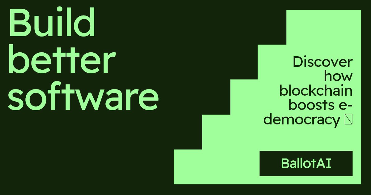 ballot_ai's tweet image. BallotAI is at the forefront of a transformative movement #BallotAI #EDemocracy #Blockchain #DirectDemocracy #CivicTech