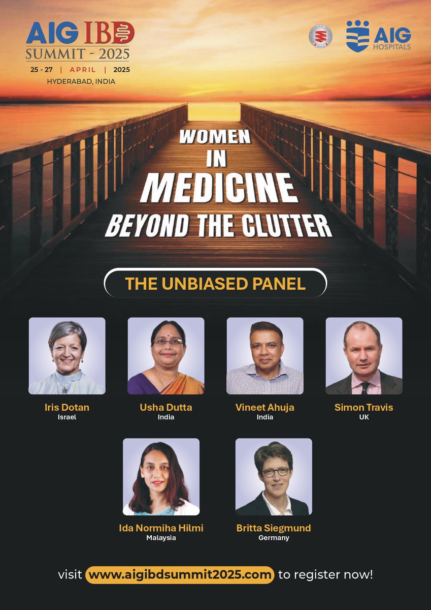 IBD-ENC (@ibd_enc) on Twitter photo Women in Medicine: Beyond the Clutter💪🏽
Talk on gender, grit & growth in healthcare-featuring a global panel with international faculties!
🗓️Apr 27 - 8AM
📍Hitex, Hyderabad
🎤Dr. G V Rao | Dr. Rupa Banerjee
Join Now: aigibdsummit2025.com
<a href="/gvraoaig/">Dr G V Rao</a> <a href="/DrRupaBanerjee1/">Dr. Rupa Banerjee</a> <a href="/Iris_Dotan/">iris dotan</a> Women in Medicine: Beyond the Clutter💪🏽
Talk on gender, grit & growth in healthcare-featuring a global panel with international faculties!
🗓️Apr 27 - 8AM
📍Hitex, Hyderabad
🎤Dr. G V Rao | Dr. Rupa Banerjee
Join Now: aigibdsummit2025.com
<a href="/gvraoaig/">Dr G V Rao</a> <a href="/DrRupaBanerjee1/">Dr. Rupa Banerjee</a> <a href="/Iris_Dotan/">iris dotan</a>