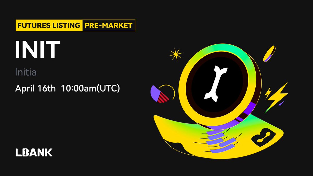 🥇 $INIT (Initia) perpetual with up to 50x leverage goes live at 10:00 on April 16, 2025 (UTC).

📈 Be ready to trade the future on #LBank!

🖥️ Start trading: lbank.com/futures/initus…

📖 Details: support.lbank.com/hc/en-gb/artic…