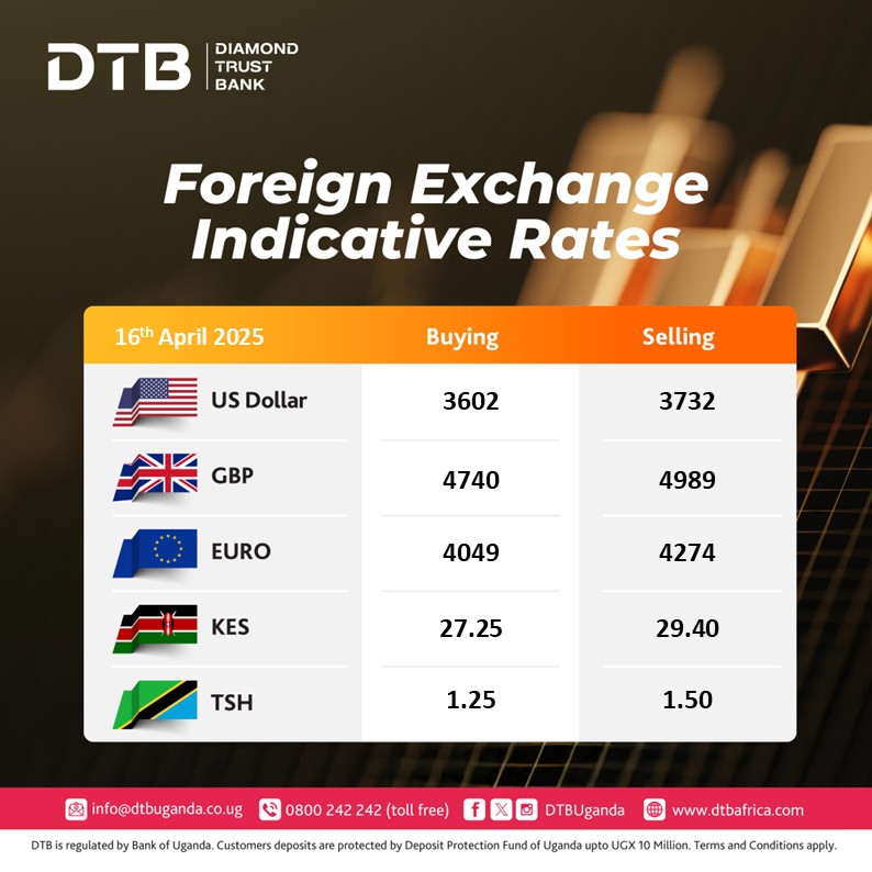 For the best and most comprehensive forex rates in town, please visit any DTB Branch near you. #forex #BankWithUsBankOnUs