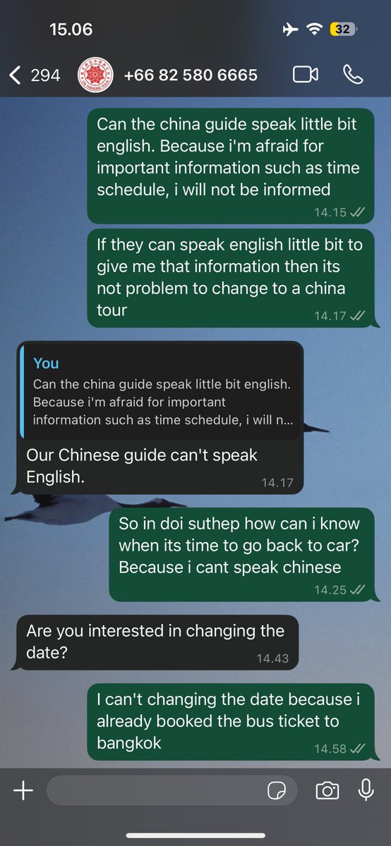 hanihhe's tweet photo. @KlookTravel i booked the tour with english guide option but the operator informed that theres no english guide. I want to refund my tour but in the app its say can't refund. But its not my fault that i want english guide the tour can't give me that. Please help me refund my tour https://t.co/fWS8IZ2xqA