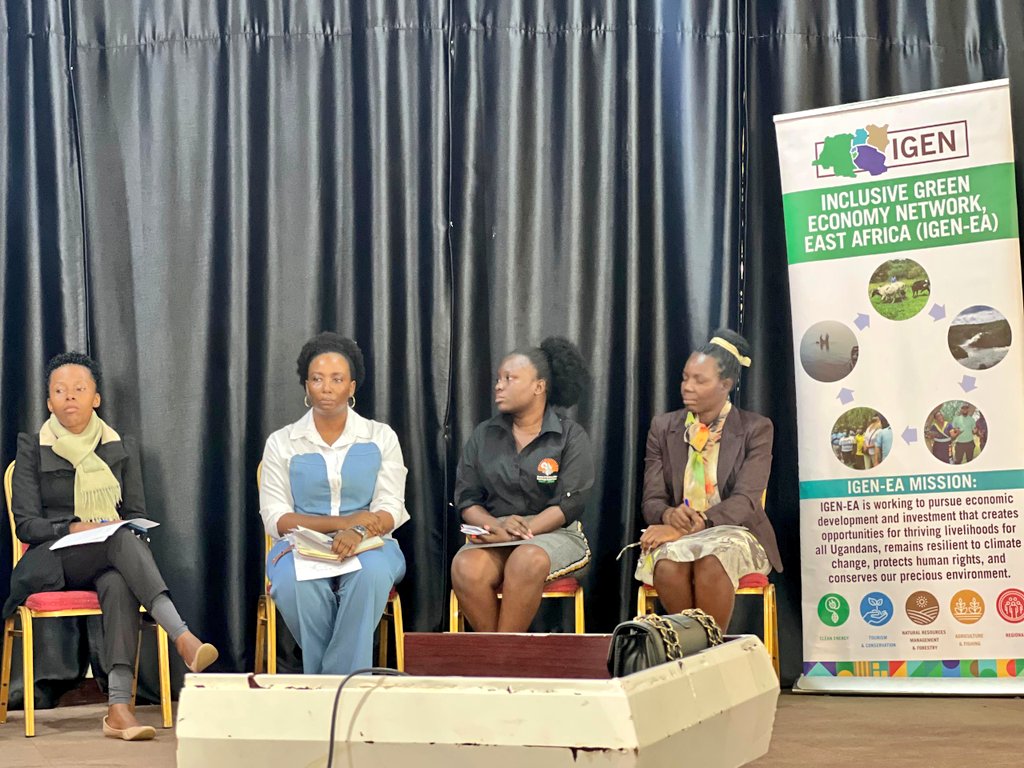 NahuriraDerrick's tweet photo. EXCITING TIME @Makerere ππ @IGENEastAfrica is sharing insights on #GreenEconomy activities across sectors,highlighting Uganda's progress with policies e.g #UGVision2040& #UGGDS.Let's drive sustainable growth together @AfiegoUg @unreeea @rodneyrugyema @ESAFFUG @TourismBoardUg https://t.co/QDA8EGzgBX