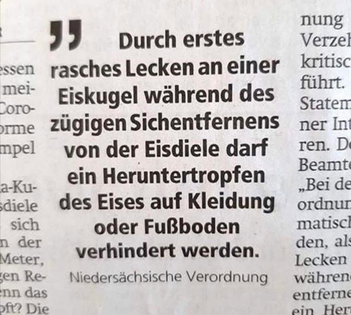 rosenbusch_'s tweet photo. #RichtigErinnern 

Die niedersächsische „Eisleckverordnung“ aus dem April 2020 unter Bussgeldandrohung.

https://t.co/k2nsVal51M https://t.co/HtaJfojYCF