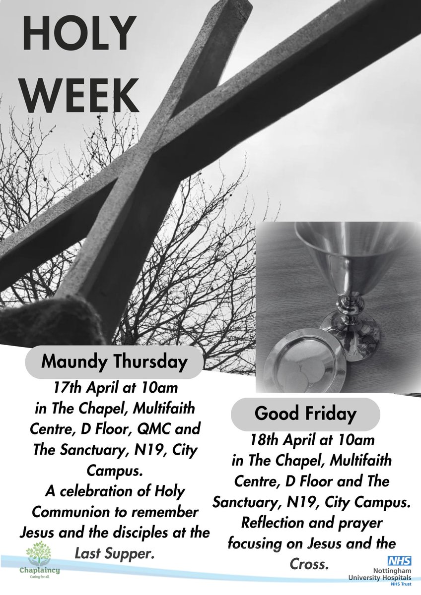 Spiritual & Pastoral Care at NUH (@chaplainsnuh) on Twitter photo 