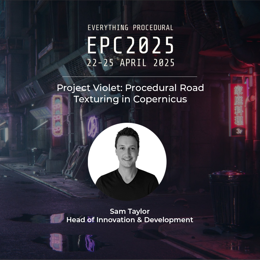 REALTIME (@realtime_studio) on Twitter photo We're heading to Everything Procedural Conference!
Join Sam Taylor at <a href="/everythingproc/">EverythingProcedural</a> next week in Breda, where he’ll be giving a masterclass on Procedural Road Textures in Copernicus. 🛣️
#EPC #Houdini We're heading to Everything Procedural Conference!
Join Sam Taylor at <a href="/everythingproc/">EverythingProcedural</a> next week in Breda, where he’ll be giving a masterclass on Procedural Road Textures in Copernicus. 🛣️
#EPC #Houdini