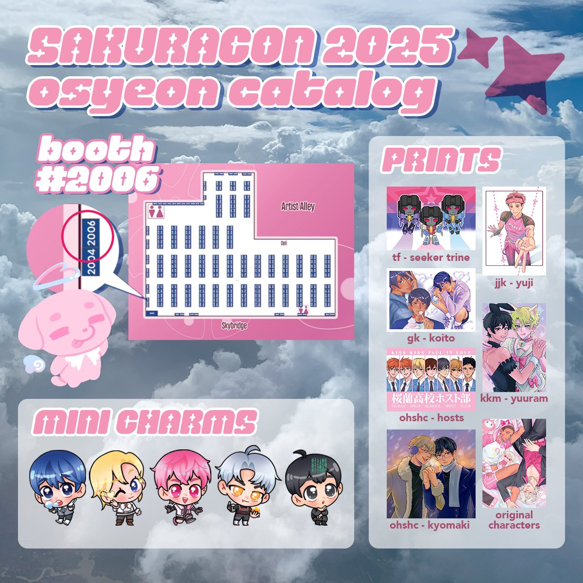 _osyeon's tweet image. i'll be at sakuracon booth 2006 with assistance from @gryphll this weekend! see you there💖🌸😇