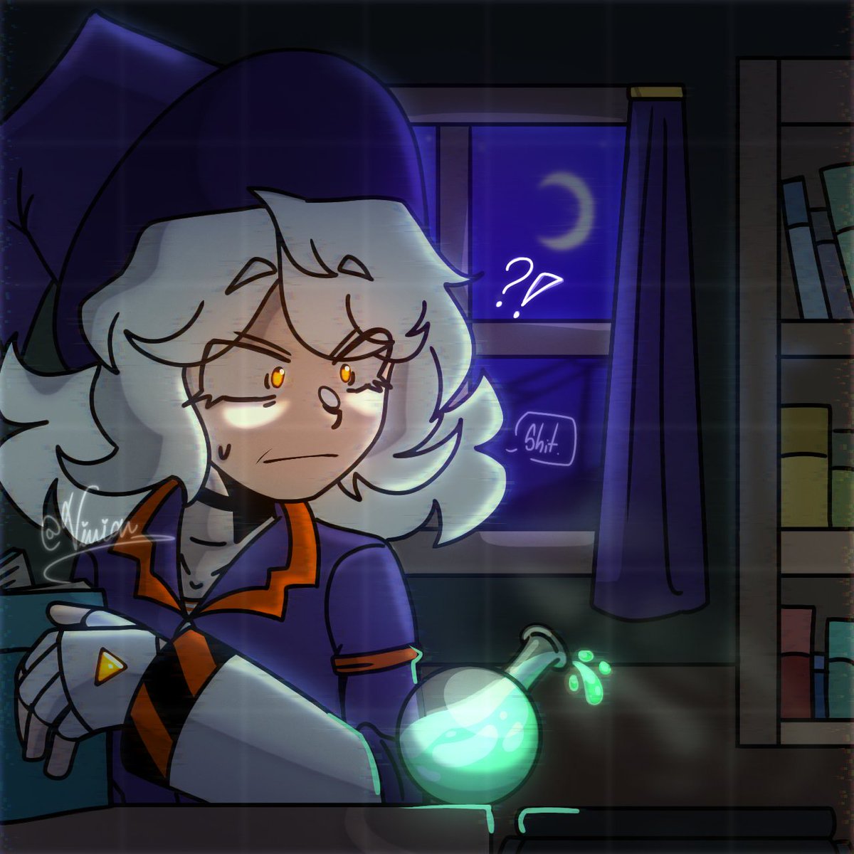 Sparklin_L1ghts's tweet image. WITCH V!! &gt;&lt;
I'm finally back on schedule of posting every Wednesday..I'm gonna go pass out now
#SerialdesignationV #fanart #murderdrones