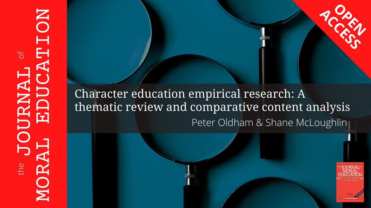 Journal of Moral Ed (@journalmoraled) on Twitter photo ๐ #OpenAccess by Peter Oldham & Shane McLoughlin (<a href="/DrShaneMcL/">Shane McLoughlin</a>): a thematic review & comparative content analysis of Character Education Empirical Research (CEER), Moral Education (ME), and Positive Education (PE). Discover the six key themes ๐
doi.org/10.1080/030572โฆ ๐ #OpenAccess by Peter Oldham & Shane McLoughlin (<a href="/DrShaneMcL/">Shane McLoughlin</a>): a thematic review & comparative content analysis of Character Education Empirical Research (CEER), Moral Education (ME), and Positive Education (PE). Discover the six key themes ๐
doi.org/10.1080/030572โฆ