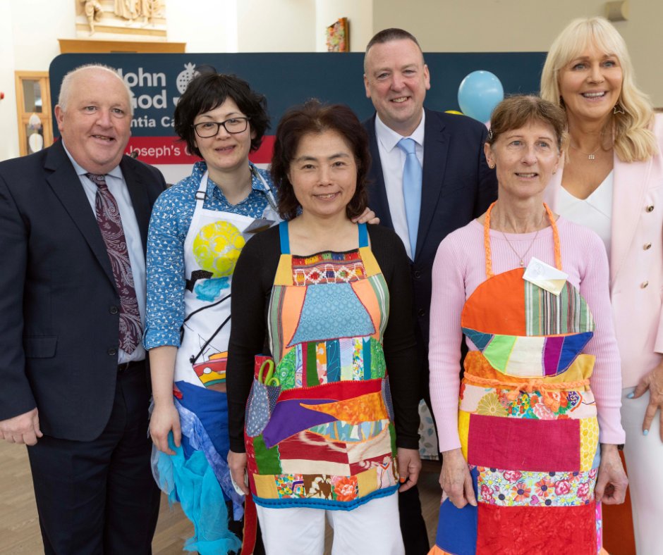 A joy to celebrate the official opening of Buddy’s Café at St Joseph’s Shankill with residents, families, staff &amp; volunteers last week. Great to see Minister Kieran O’Donnell TD, Miriam O’Callaghan &amp; others join the occasion. #CommunityCare #DementiaCare #NursingHomesIreland 💜