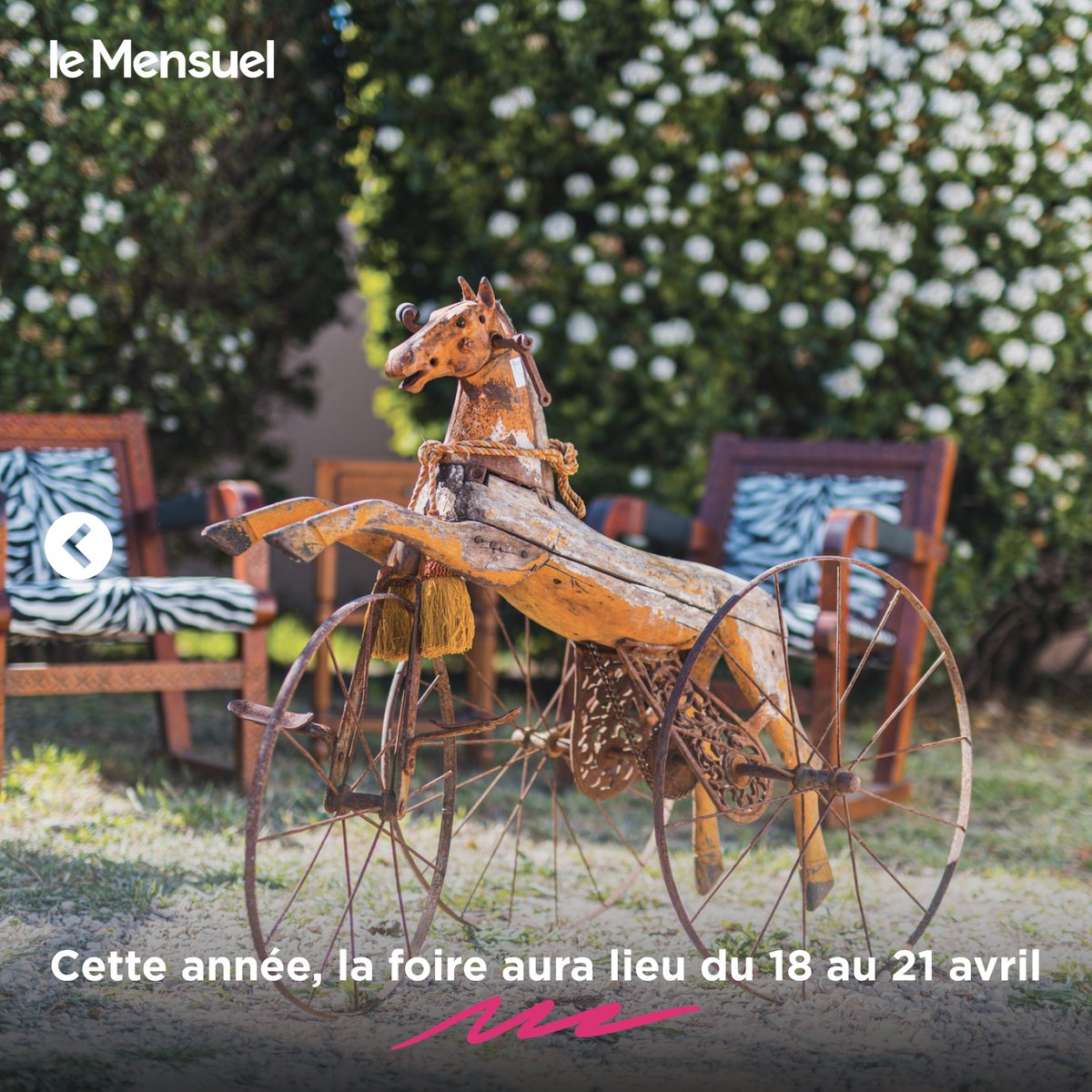 🤩 La Foire Internationale de L’Isle-sur-la-Sorgue débarque du 18 au 21 avril !

Pour plus d’informations 👉 le-mensuel.com/tourisme-l-isl…

#mensuel #mensueladdict #actu #local #presse #culture #actualitéculturelle #events #lislesurlasorgue