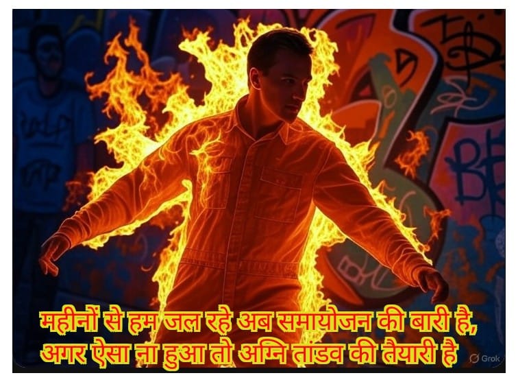 Rajendra Painkra (@rajendrapa42534) on Twitter photo हर धड़कन पुकारे, कब आएगा न्याय?
बीएड सहायक शिक्षक का मन अब डूबा गम के साय।
20 अप्रैल तक समायोजन का वादा दे,
न मिले तो 21 अप्रैल, अग्निमें समाधि लेंगे। #अटल_समायोजन_CG_बीएड_सहायक_शिक्षक
#अग्नि_सत्याग्रह
<a href="/narendramodi/">Narendra Modi</a>
<a href="/AmitShah/">Amit Shah</a>
<a href="/brijmohan_ag/">Brijmohan Agrawal</a>
<a href="/vishnudsai/">Vishnu Deo Sai</a>
<a href="/ArunSao3/">Arun Sao</a>
<a href="/vijaysharmacg/">Vijay sharma</a> हर धड़कन पुकारे, कब आएगा न्याय?
बीएड सहायक शिक्षक का मन अब डूबा गम के साय।
20 अप्रैल तक समायोजन का वादा दे,
न मिले तो 21 अप्रैल, अग्निमें समाधि लेंगे। #अटल_समायोजन_CG_बीएड_सहायक_शिक्षक
#अग्नि_सत्याग्रह
<a href="/narendramodi/">Narendra Modi</a>
<a href="/AmitShah/">Amit Shah</a>
<a href="/brijmohan_ag/">Brijmohan Agrawal</a>
<a href="/vishnudsai/">Vishnu Deo Sai</a>
<a href="/ArunSao3/">Arun Sao</a>
<a href="/vijaysharmacg/">Vijay sharma</a>
