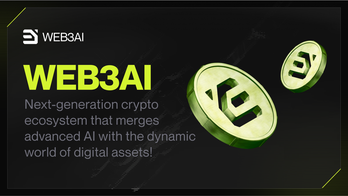 Web3Ai_Token's tweet photo. 🔥 Revolutionizing #crypto with #AI-powered tools.
#Web3AI = Your all-in-one hub for smart trading, risk management &amp; portfolio optimization.

🧠 12 tools. 1 ecosystem. Powered by $WAI.

The future is AI. The future is Web3AI.
https://t.co/8rKq6vQQdw

#CryptoAI #Web3AI #DeFiTools https://t.co/KJ4O0tdrVT