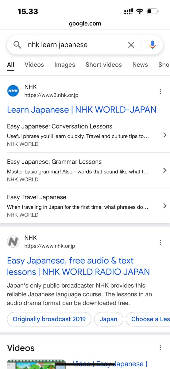 txtdrbahasa's tweet image. Website gratis untuk belajar bahasa Jepang 👇🏻

Search “nhk learn japanese” di Google. Kalau teman-teman buka link kedua, nanti tampilannya kayak gini (pict 2). Bisa ubah bahasanya dulu untuk mempermudah.

Tampilannya nanti kayak pict 3, banyak materi yang bisa diakses. Free🫶