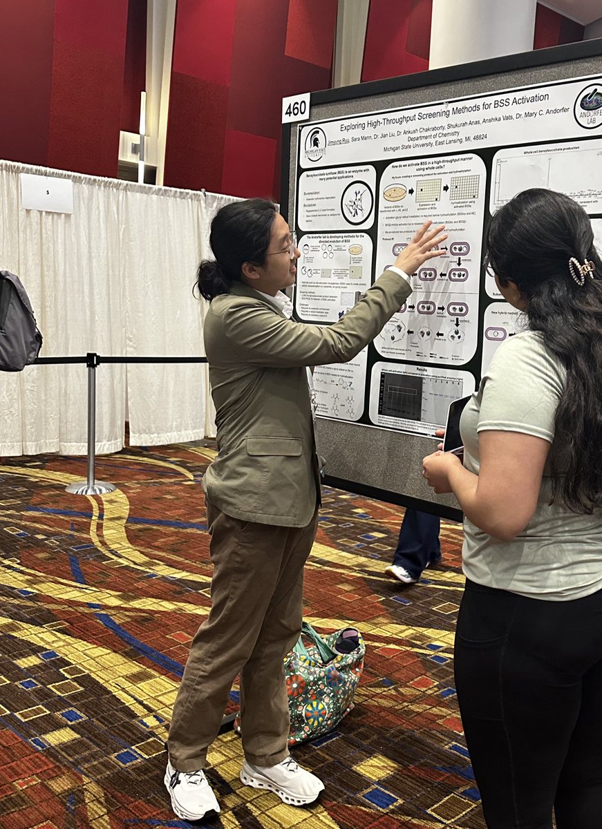 AndorferLab's tweet image. Our undergraduate students presented their posters at #ASBMB25, sharing their exciting work with the broader scientific community. We’re so proud of these young scientists, for their curiosity, hard work, and the confidence. The future is definitely bright!