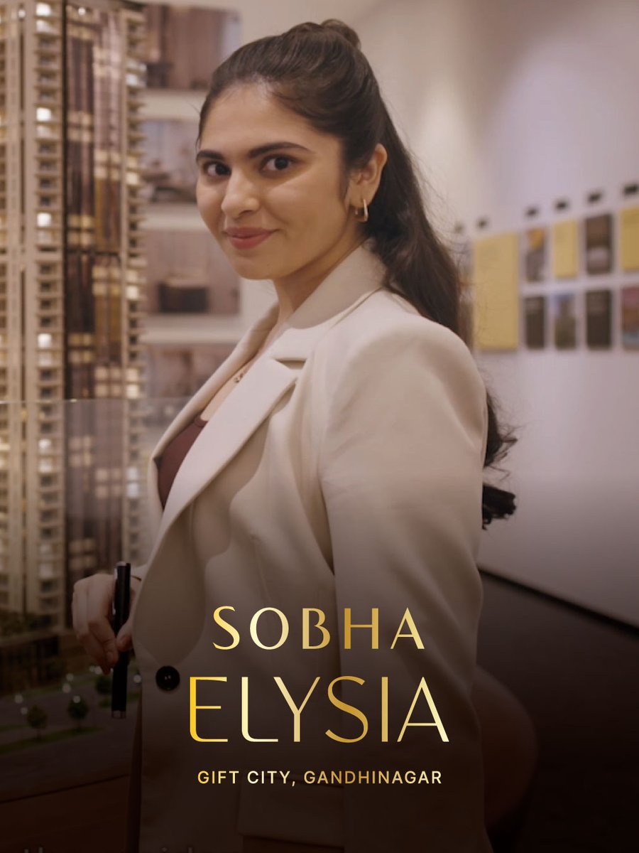 Join us for a guided walkthrough of the stunning SOBHA Elysia Show Residence set amidst the global community of GIFT City. Learn about the #TrulyInternational residences with expansive living spaces.

youtube.com/watch?v=Qg1WjA…