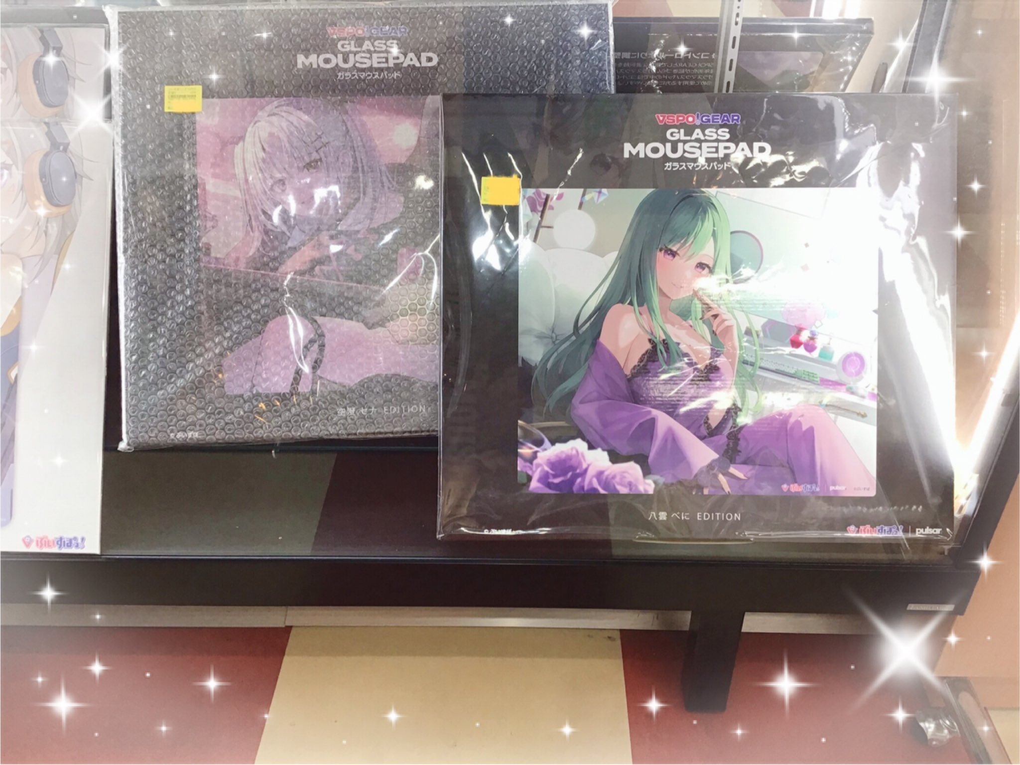 ぶいすぽ ガラスマウスパッド 橋ひなの GEAR GLASS MOUSEPAD ぶいすぽ ガラスマウスパッド 橋ひなの GEAR GLASS MOUSEPAD