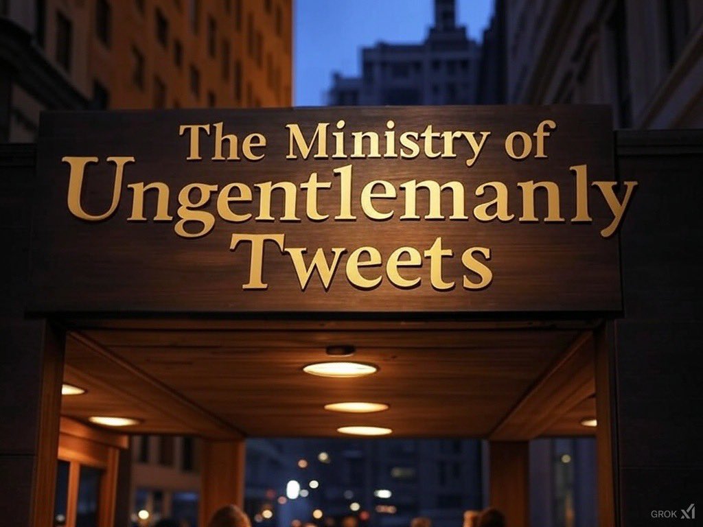 UngentlemanlyOf's tweet image. Welcome to the Ministry of Ungentlemanly Tweets
A group dedicated to highlighting the fakes, bots, sock puppets, trolls and, wasters that infest X.
We are committed to offering genuine users of X, a chance to improve their experience with little or no risk, to themselves.