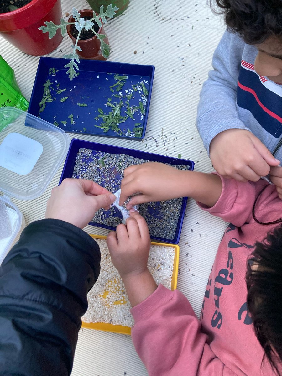 FundacioComtal's tweet photo. 🌿 Les petites del #CentreObertTria han creat bossetes aromàtiques naturals al #BenetCorner!
🌱 Han collit herbes de l’hort urbà, connectant amb la natura i treballant emocions, creativitat i vincles comunitaris.
Ja esperen la propera! ✨
#Infants #EntornComunitari #Vincles https://t.co/kaqXcmkvVW