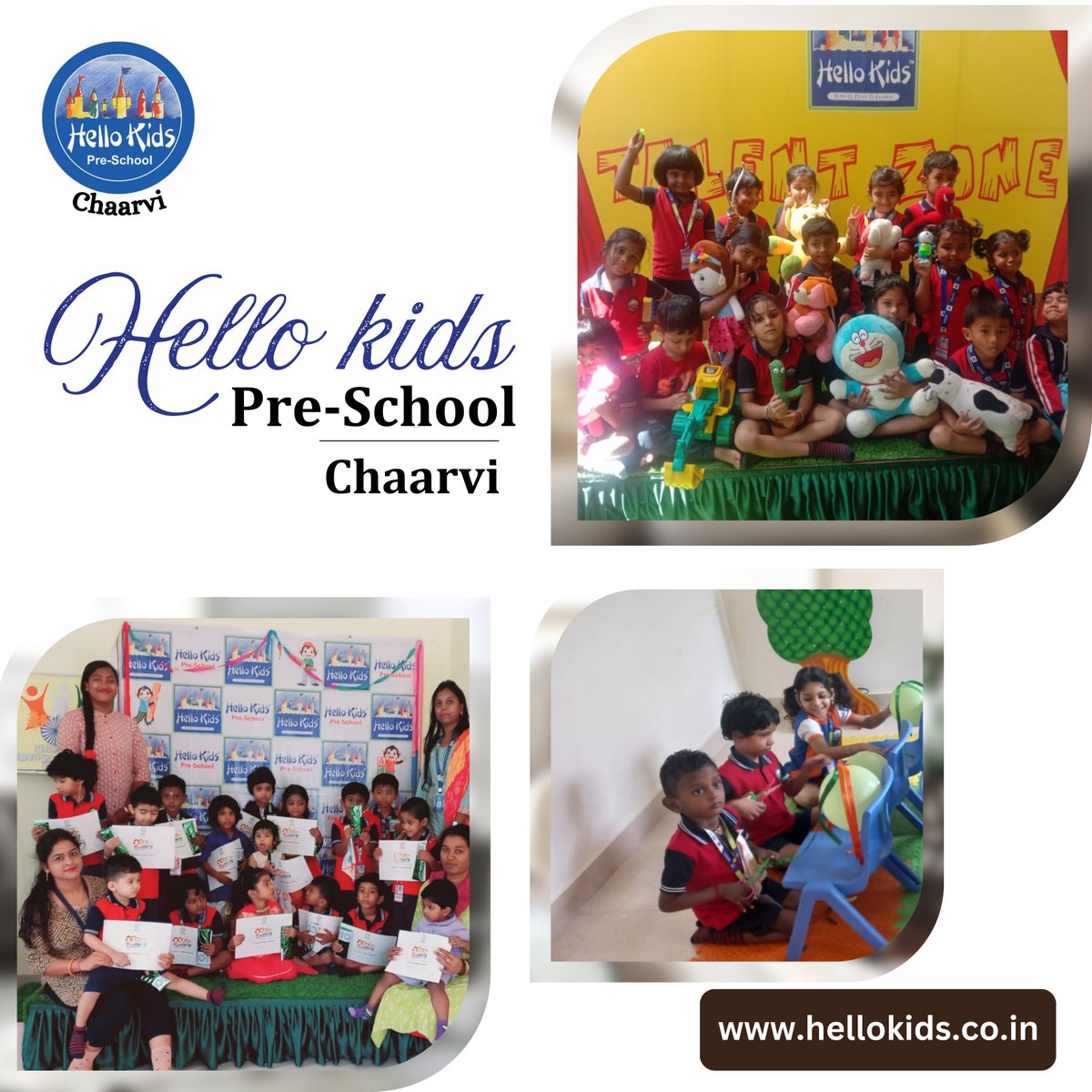 HKChaarvi's tweet photo. Big dreams start small! 🌟
Admissions open for 2025–26 🎒
✨ A vibrant world of colors, stories &amp; giggles
Let your little one learn, laugh, and shine every day 🌈
📍 Visit us &amp; feel the difference!
.
.
.
#AdmissionsOpen #TinyStepsBigDreams #PreschoolJoy #LearnWithLove https://t.co/jcQeNWjizW