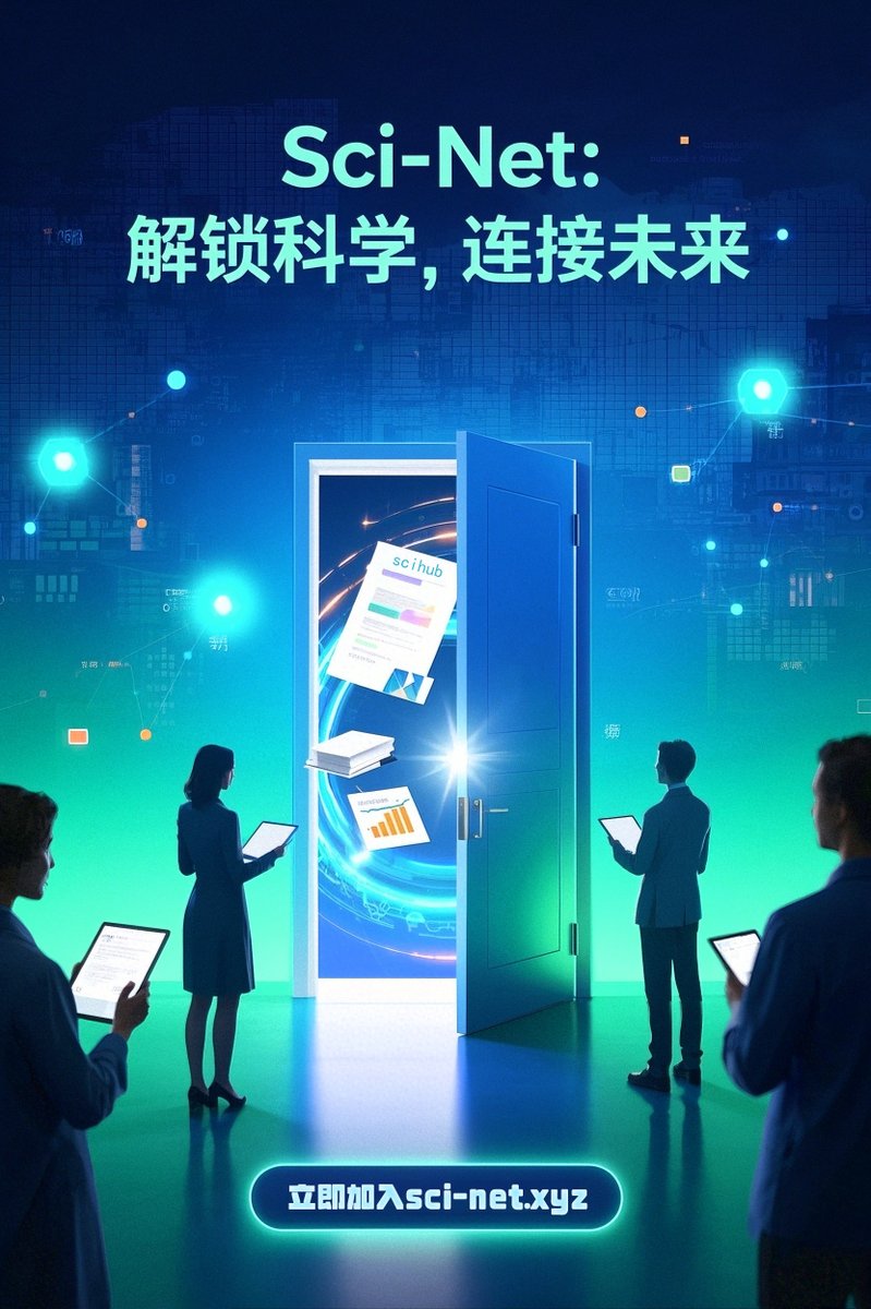 Sci-Net测试那么久终于开放了，一个为科研人员、学生和知识爱好者打造的创新社交平台，致力于打破学术壁垒，让每个人都能自由获取科研资源。 链接：sci-net.xyz
申请invitecode 请加这里：t.me/scinetesting