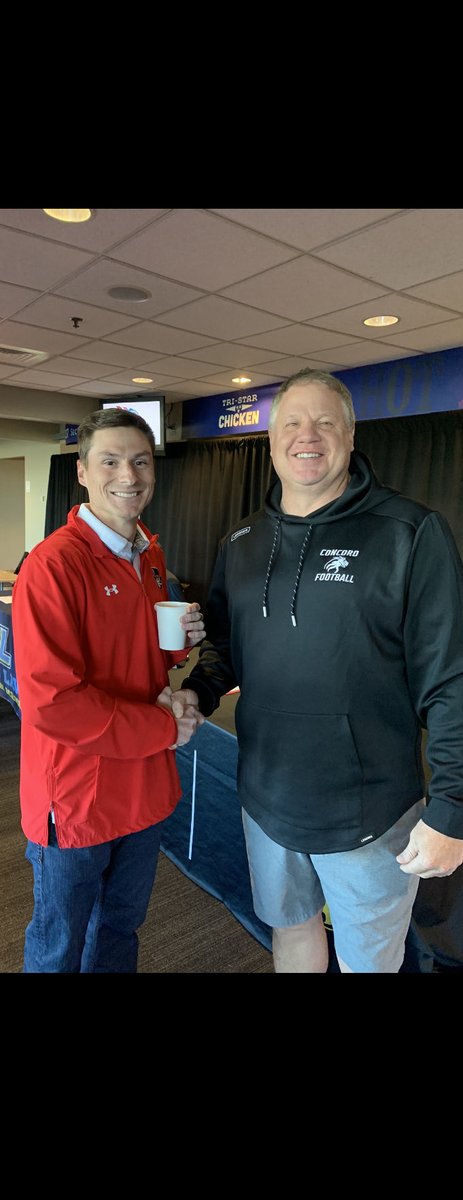 Great speaking with ⁦<a href="/CoachFarisAPSU/">Jeff Faris</a>⁩ (One of the best young coaches in the country) about our student-athletes ⁦<a href="/APSUFOOTBALL/">GOVERNORS</a>⁩