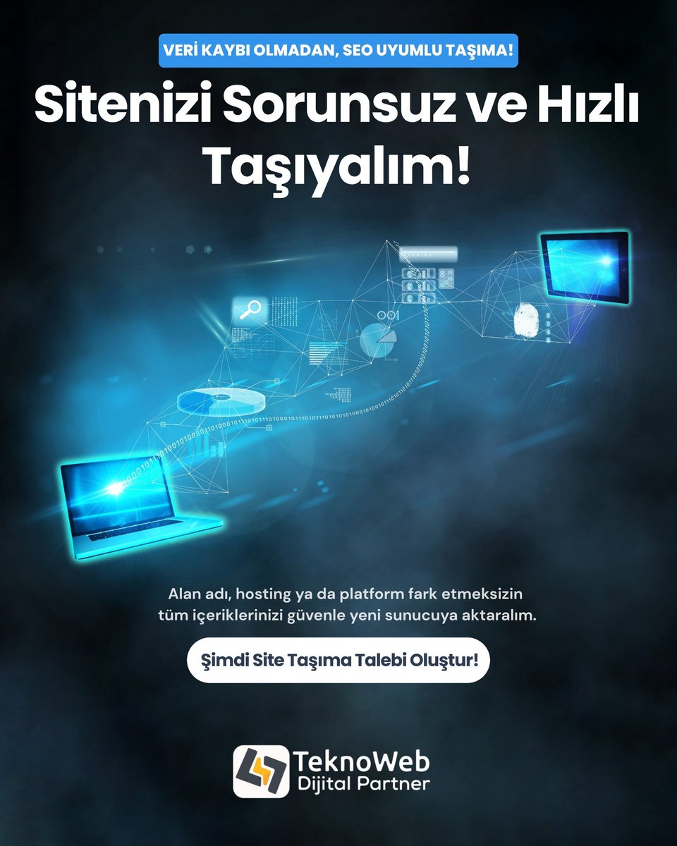 teknoweb_'s tweet photo. 🔄 Websitenizi Yeni Sunucuya Taşıyoruz, Hem de Sorunsuz!
SEO uyumlu, veri kaybı olmadan, tüm içeriklerinizi güvenle aktarıyoruz.

✅ Alan adı, hosting ya da farketmeksizin
✅ Hızlı geçiş süreci
✅ Teknik destek garantisi

👉 Şimdi bizimle iletişime geçin: https://t.co/BA1c80R5yl https://t.co/GkwshgXWTP