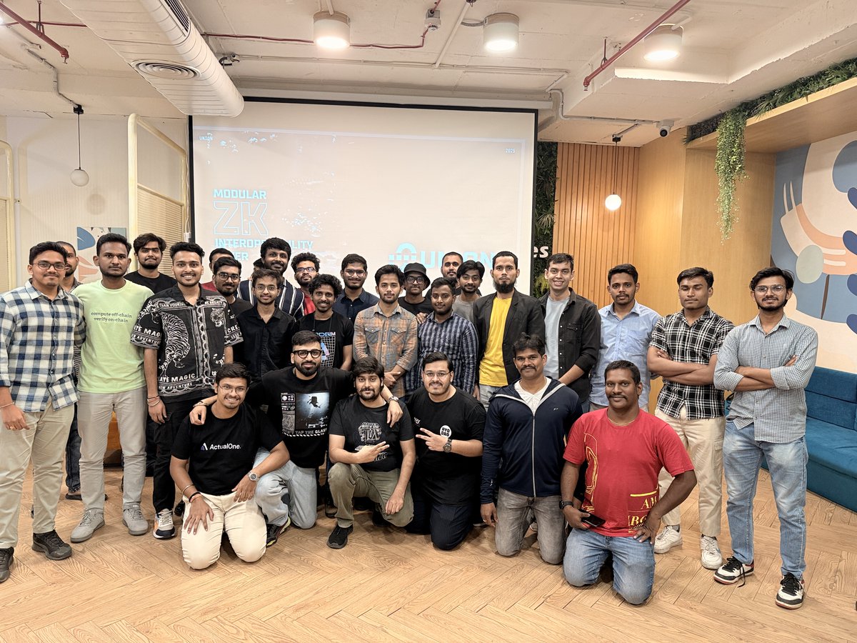 union_build's tweet photo. Big thanks to everyone who joined the Hyderabad U Combinator event. Solid conversations around cross-chain innovation, tech integration, tokenomics, and the future of decentralized interoperability. Until next time. https://t.co/xatGOraZ51