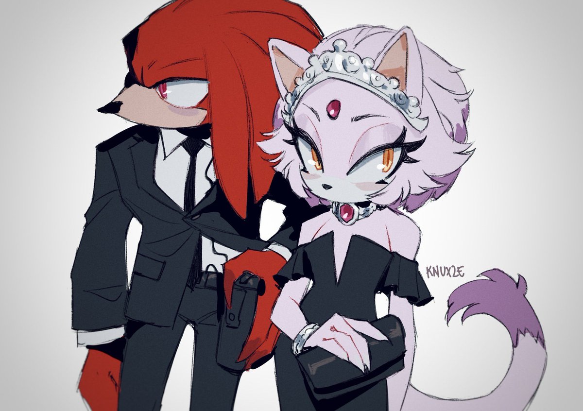 Here's a bodyguard/princess romance movie I want to watch this summer ❤️‍🔥👀 heheheLMAO #KnucklesTheEchidna #sonic #blazethecat
