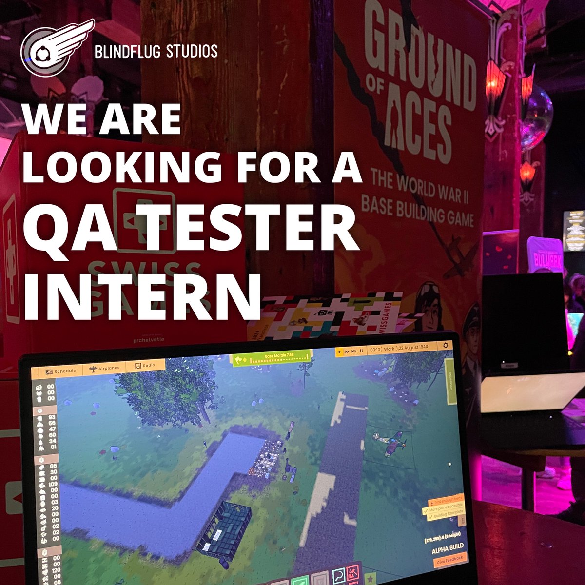 Blindflug Studios 🛩️ GROUND OF ACES tweet media