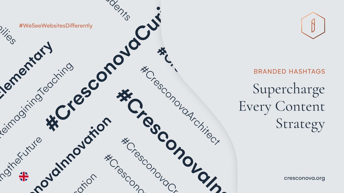intSchools's tweet image. #BrandedHashtags supercharge every #ContentStrategy, enabling schools like Cresconova Academy to live into their brand purpose &amp; values.
Learn how to tell share your #SchoolStories &gt;&gt; schoolbyt.es/42I0t0h &lt;&lt;
🇬🇧 #CresconovaShowcase #ISSocial #ISShowcase
