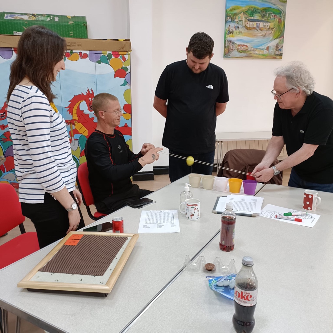 HeadwayCardiff's tweet image. 🐣 With Easter just around the corner, our Independence and Wellbeing Centre members have been getting creative! 🎨✨ From egg hats to fun egg-themed games, we've been honing our artistic skills and hand-eye coordination. There’s something for everyone! 🌸🥚

#EasterCrafts