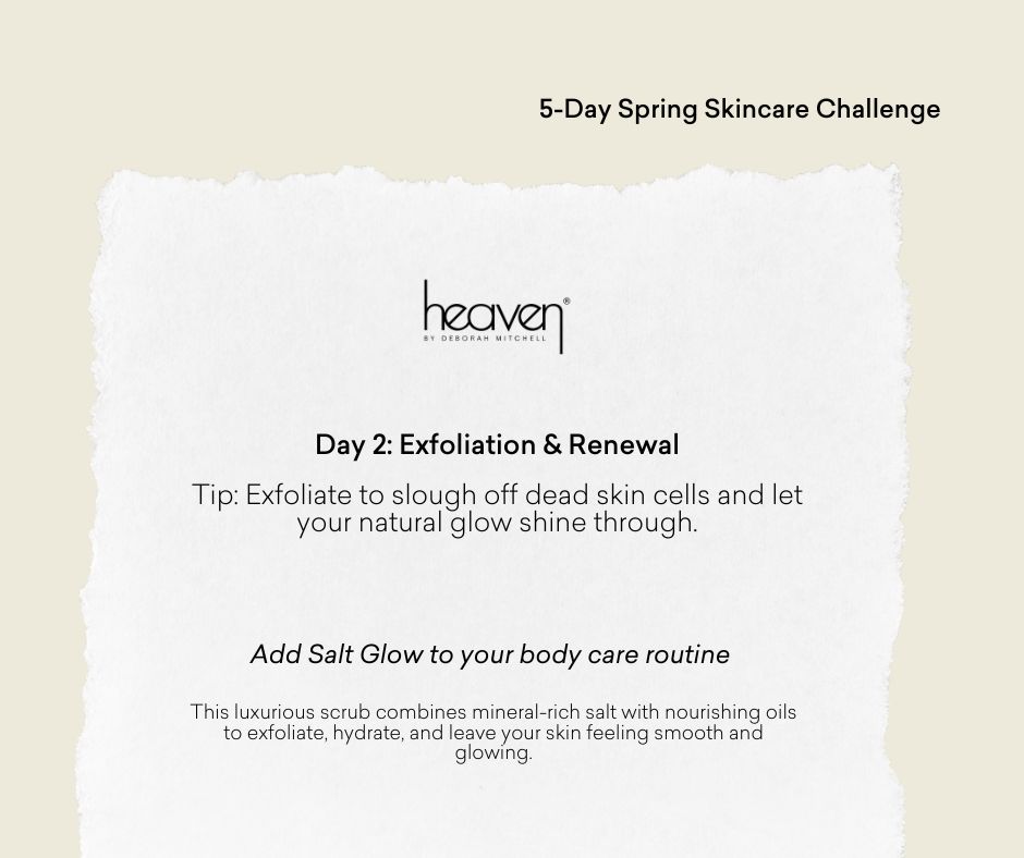heavenskincare's tweet photo. Out with the old, in with the new! πΈ Todayβs focus is exfoliation. This helps remove dead skin cells and prepare your skin to absorb all the wonderful skincare ingredients coming your way.
Shop Salt Glow - https://t.co/EhdRhuQrLq
#heavenskincare #exfoliate #saltglow https://t.co/ypJrhweqob