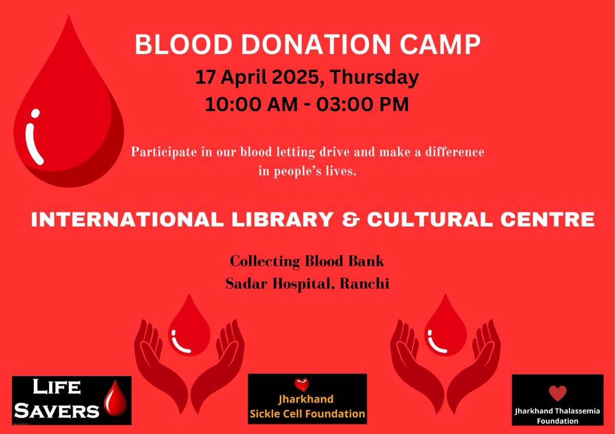 To support #Thalassemia #SickleCellDisease patients in Sadar Hospital Ranchi