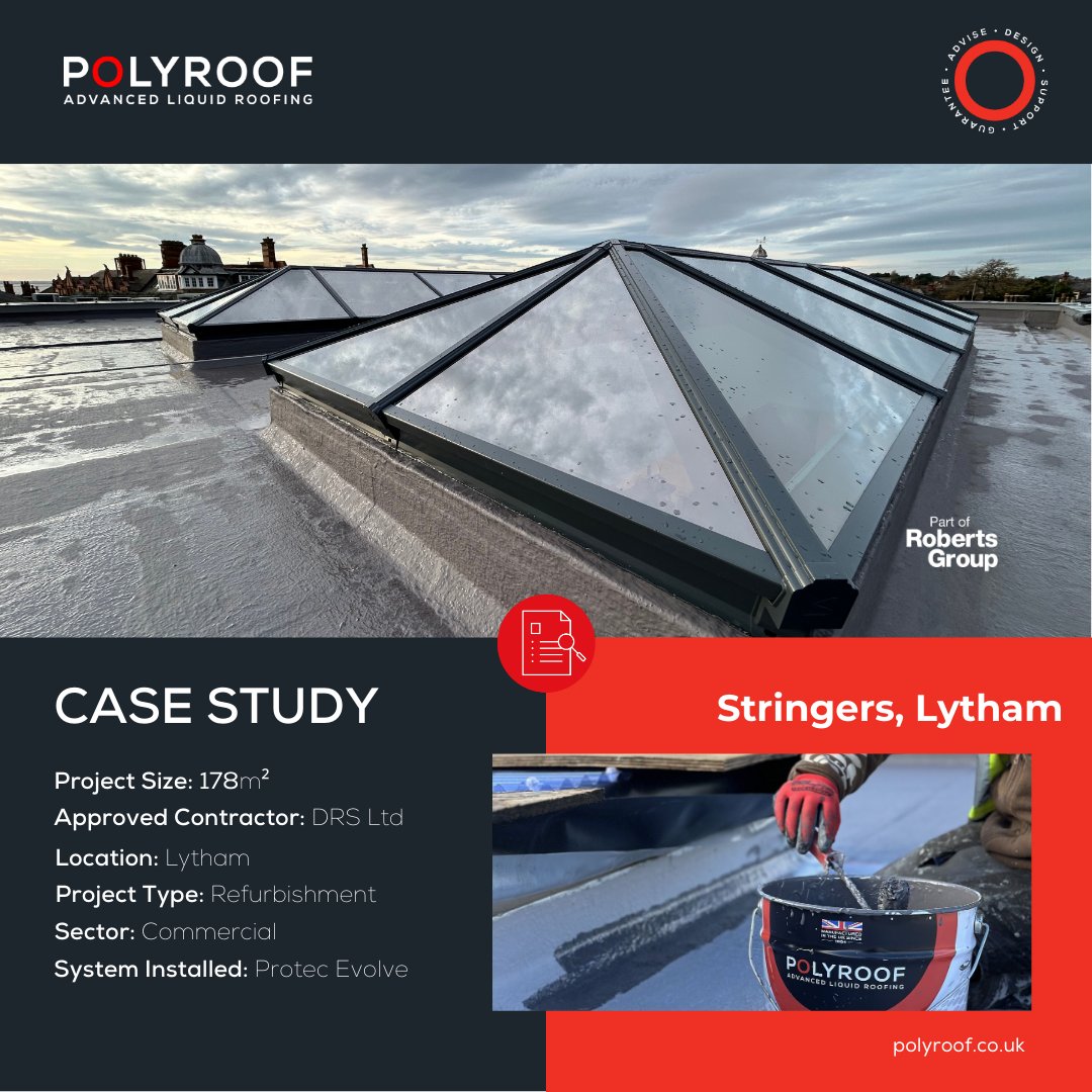 ⭕ 𝗖𝗮𝘀𝗲 𝗦𝘁𝘂𝗱𝘆: 𝗦𝘁𝗿𝗶𝗻𝗴𝗲𝗿𝘀 𝗗𝗲𝗽𝗮𝗿𝘁𝗺𝗲𝗻𝘁 𝗦𝘁𝗼𝗿𝗲 ⭕

#Polyroof’s ultra-low odour #ProtecEvolve System was specified for the #refurbishment of Stringers Department Store, Lytham.

Read the full case study here ➡️ polyroof.co.uk/case-study/str…