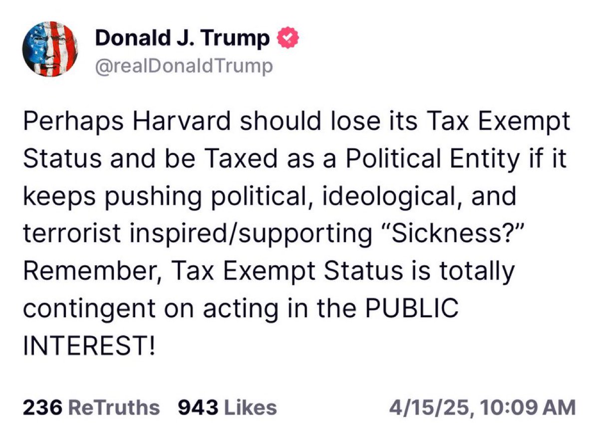 If this is where we are going, then it's time to tax the churches as well.