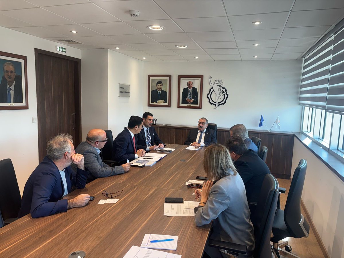 Cyprus Chamber of Commerce and Industry (@ccci_cyprus) on Twitter photo CCCI President, Mr. <a href="/sastavrou/">Stavros Stavrou</a> and Secretary General Mr. <a href="/R_Philokypros/">Philokypros Roussounides</a>, met with the Honorary Consul of RoC in Cambodia, Mr. Salah Essa, and members of the Cyprus-Cambodia Business Association.
The meeting was both productive and forward-looking, with a focus on deepening CCCI President, Mr. <a href="/sastavrou/">Stavros Stavrou</a> and Secretary General Mr. <a href="/R_Philokypros/">Philokypros Roussounides</a>, met with the Honorary Consul of RoC in Cambodia, Mr. Salah Essa, and members of the Cyprus-Cambodia Business Association.
The meeting was both productive and forward-looking, with a focus on deepening