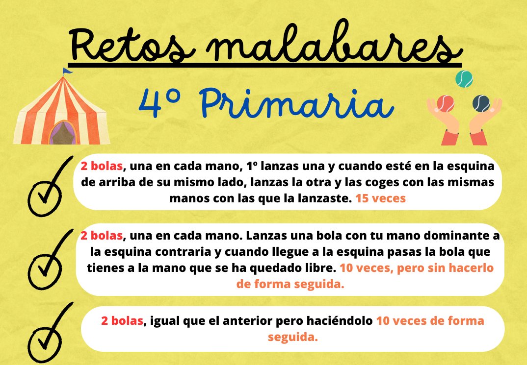 Retos de MALABARES para 2º, 3º y 4º de Primaria. Incluye 7 retos por curso, consejos para aprender y rúbrica. Varios retos valen también para 1º de Primaria.
bibliosport.com/producto/retos…