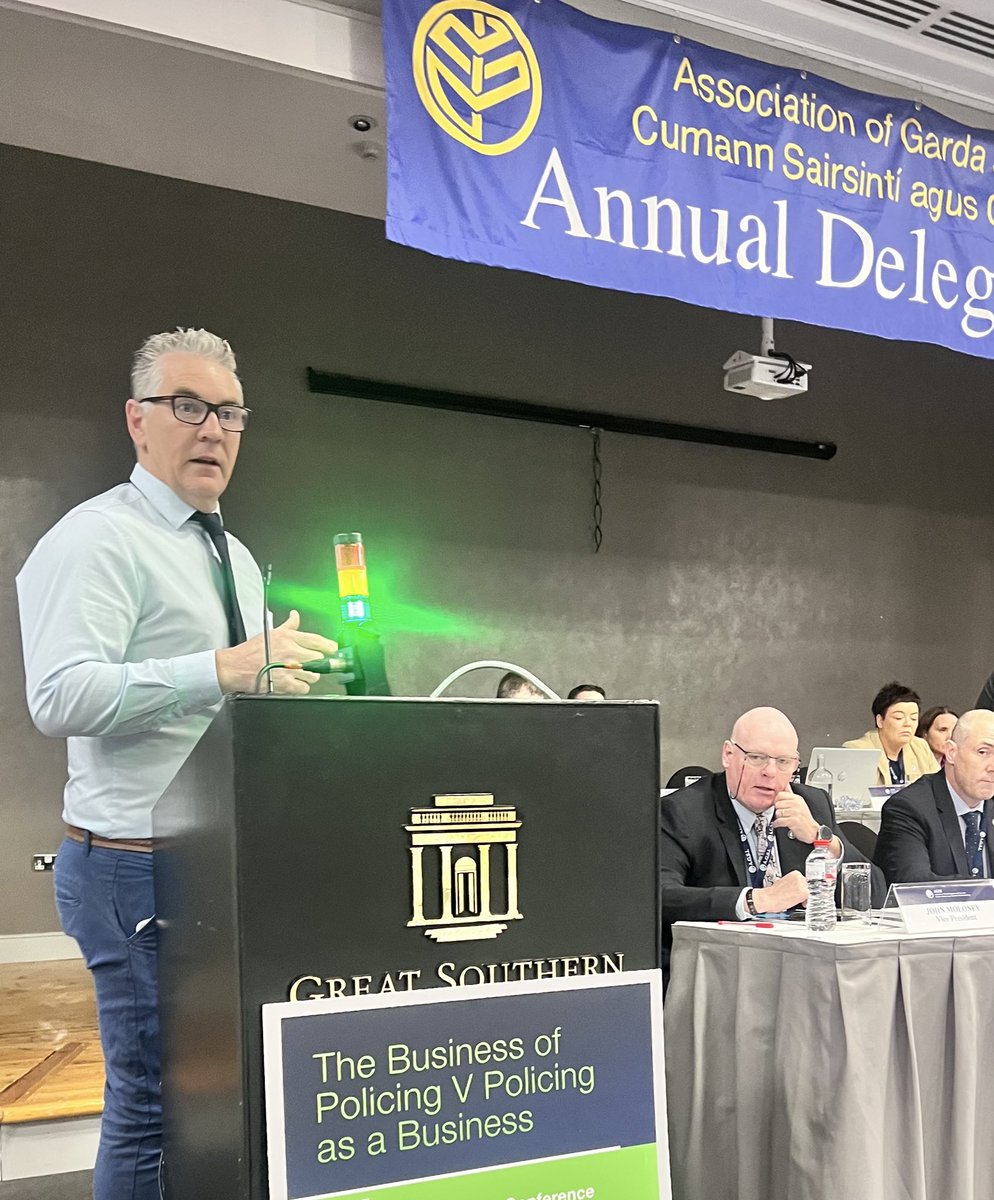 Rory Brennan, National Executive member opens Day 3, the final day of our 47th Annual Delegate Conference. #AGSI25