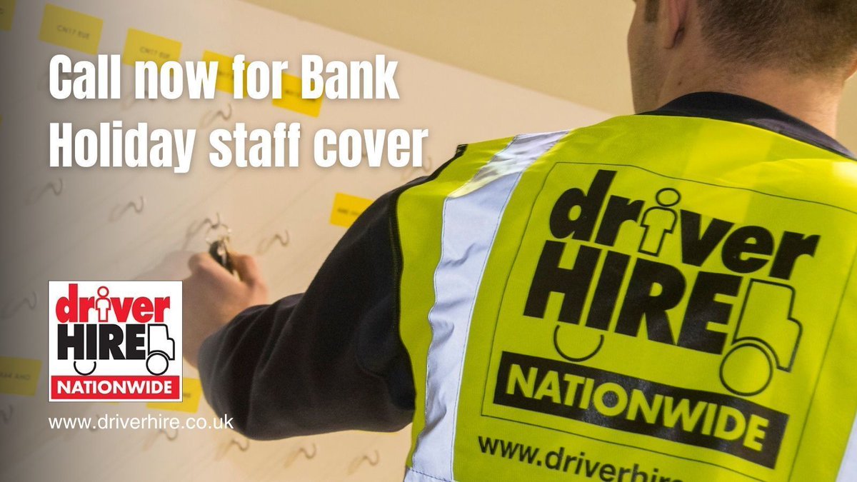 🙋‍♂️ Bank Holidays are on the horizon! 

Easter weekend isn’t far &amp; with early May &amp; Spring Bank to follow, staff will no doubt be looking to book some time off. Get the temporary cover you’ll need planned in - we can help with all kinds of driving &amp; logistics staff – 01472 357171