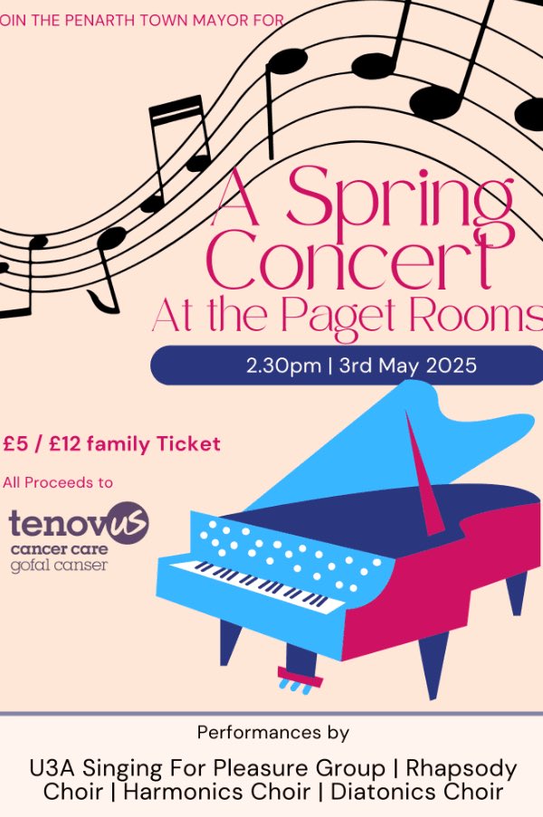 Get your tickets NOW for this FABULOUS concert featuring 💜Harmonics, 🩶DIATONICS and the fabulous ❤️RHAPSODY. A really fantastic day time concert in Penarth on Saturday 3rd May at 2.30pm

GET YOUR TICKETS NOW 

ticketsource.co.uk/ptc/t-dvdkdml