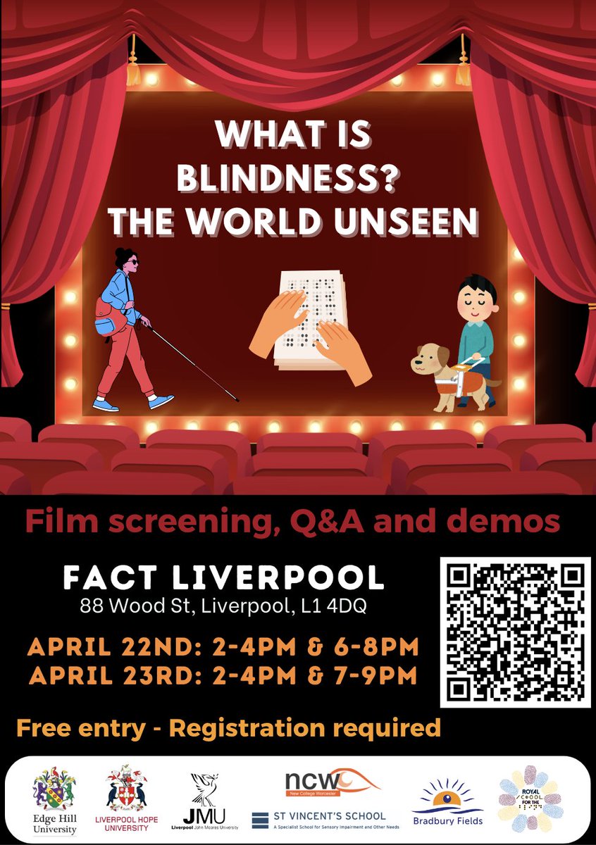 Magdalena Sliwinska (@sliwinskam) on Twitter photo Few tickets left! Join us on 22-23 April at FACT #Liverpool to learn about visual impairment directly from our residents. Movie, Q&A, demos. Free registration:
eventbookings.com/b/event/what-i…
<a href="/CultureLPool/">Culture Liverpool</a> <a href="/Merseytravel/">Merseytravel</a> <a href="/lpoolcouncil/">Liverpool City Council</a> <a href="/MerseyPolice/">Merseyside Police</a> <a href="/merseyrail/">Merseyrail</a> <a href="/Mersey_Care/">Mersey Care NHS FT 🏳️🌈</a> <a href="/MerseyFire/">Mersey Fire</a> Few tickets left! Join us on 22-23 April at FACT #Liverpool to learn about visual impairment directly from our residents. Movie, Q&A, demos. Free registration:
eventbookings.com/b/event/what-i…
<a href="/CultureLPool/">Culture Liverpool</a> <a href="/Merseytravel/">Merseytravel</a> <a href="/lpoolcouncil/">Liverpool City Council</a> <a href="/MerseyPolice/">Merseyside Police</a> <a href="/merseyrail/">Merseyrail</a> <a href="/Mersey_Care/">Mersey Care NHS FT 🏳️🌈</a> <a href="/MerseyFire/">Mersey Fire</a>