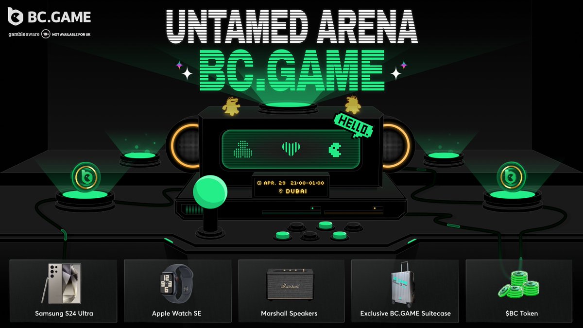 bcgame's tweet photo. This ain’t no panel talk.
It’s wild. It’s loud. It’s UNTAMED.

📍 Bla Bla Dubai
🗓️ April 29 | 🕤 9:30 PM
🍔 Free eats
🎧 Loud beats
🎁 S24 Ultra, Apple Watch & $BC up for grabs

CJ So Cool. Antonio Brown. Degen queens. YOU.

Don’t come clean. Come crazy.

Register now for free tickets 👉 https://t.co/Y7MQBIS9g1

#BCGAME #UntamedArena #Token2049